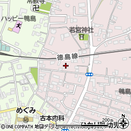 徳島県吉野川市鴨島町喜来367周辺の地図