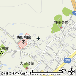 山口県防府市高井1035周辺の地図