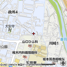 名糖牛乳　富田販売店周辺の地図