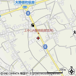 香川豊南農協萩原支所周辺の地図