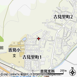 山口県下関市吉見里町周辺の地図