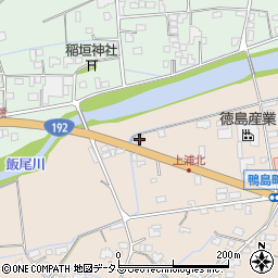 徳島県吉野川市鴨島町上浦140-3周辺の地図