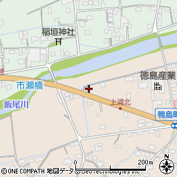 徳島県吉野川市鴨島町上浦140周辺の地図