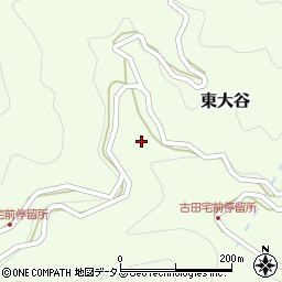 和歌山県有田郡有田川町東大谷112周辺の地図