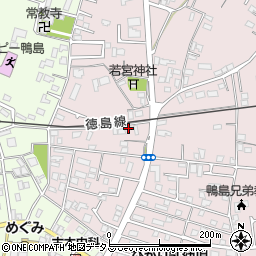 徳島県吉野川市鴨島町喜来383-8周辺の地図