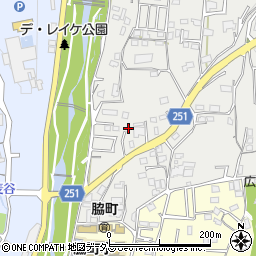 徳島県美馬市脇町大字北庄86-6周辺の地図