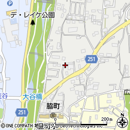 徳島県美馬市脇町大字北庄86-6周辺の地図