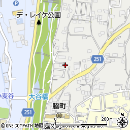 徳島県美馬市脇町大字北庄97-8周辺の地図