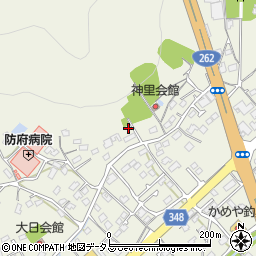 山口県防府市高井1037周辺の地図