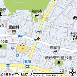 野村理容院周辺の地図