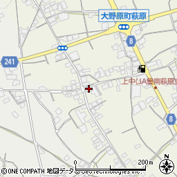 香川県観音寺市大野原町萩原1326周辺の地図