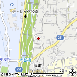 徳島県美馬市脇町大字北庄97周辺の地図