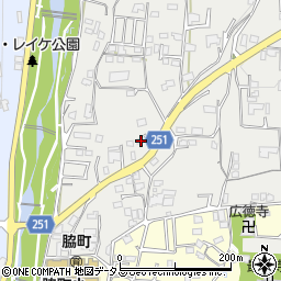 徳島県美馬市脇町大字北庄83周辺の地図
