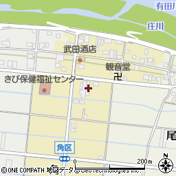 和歌山県有田郡有田川町角87周辺の地図