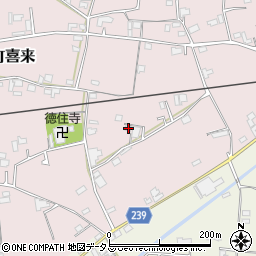 徳島県吉野川市鴨島町喜来90周辺の地図