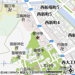 敬台寺周辺の地図