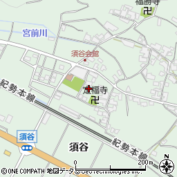 和歌山県有田市宮原町須谷301周辺の地図