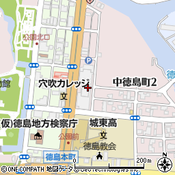 徳島新聞社　徳島新聞メディアデジタルコンテンツ部写真担当周辺の地図