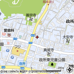 山口県周南市政所周辺の地図