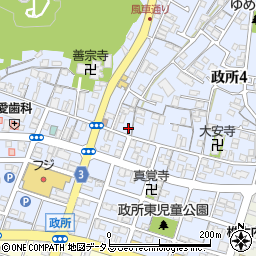 山中燃料店周辺の地図