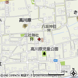 高川原福祉会館周辺の地図