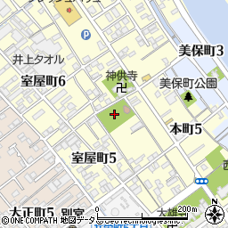 慶応公園周辺の地図