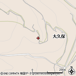 徳島県美馬市美馬町（芋谷）周辺の地図