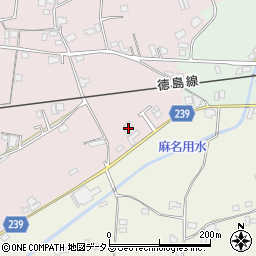 徳島県吉野川市鴨島町喜来3周辺の地図