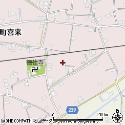 徳島県吉野川市鴨島町喜来87周辺の地図