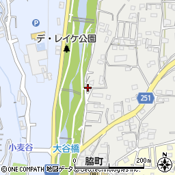 徳島県美馬市脇町大字北庄91周辺の地図