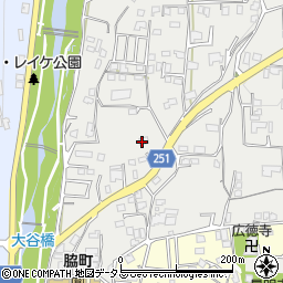 徳島県美馬市脇町大字北庄81周辺の地図