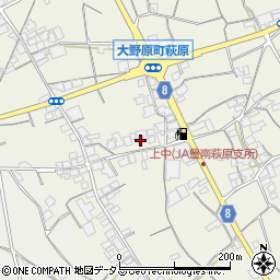 香川県観音寺市大野原町萩原1441周辺の地図