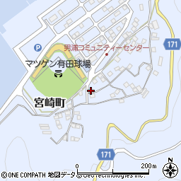 和歌山県有田市宮崎町2018-4周辺の地図