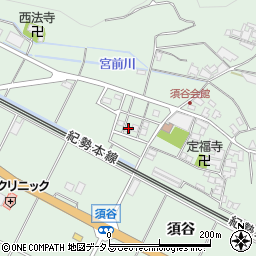 和歌山県有田市宮原町須谷611周辺の地図