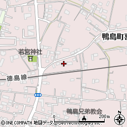 徳島県吉野川市鴨島町喜来302-2周辺の地図