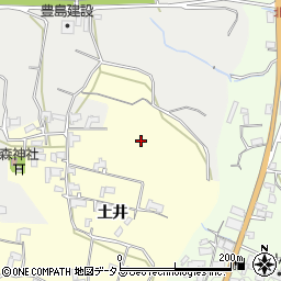 徳島県美馬市脇町大字猪尻土井周辺の地図