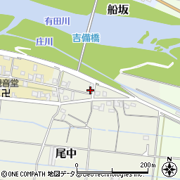和歌山県有田郡有田川町尾中14周辺の地図