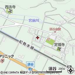 和歌山県有田市宮原町須谷610周辺の地図