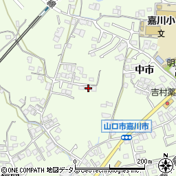 山口県山口市嘉川市3411-3周辺の地図