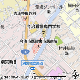 今治市医師会周辺の地図