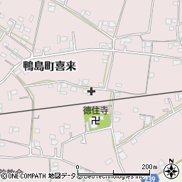 徳島県吉野川市鴨島町喜来142周辺の地図