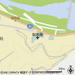 有田川温泉周辺の地図