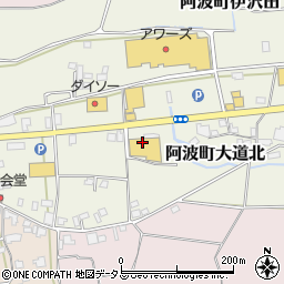 竹とんぼ美容室　阿波店周辺の地図