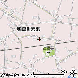 徳島県吉野川市鴨島町喜来148周辺の地図
