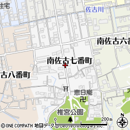 徳島県徳島市南佐古七番町周辺の地図