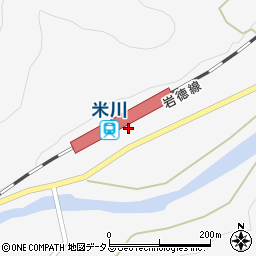 米川駅周辺の地図