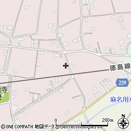 徳島県吉野川市鴨島町喜来55周辺の地図