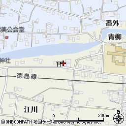 徳島県吉野川市鴨島町西麻植青柳8-28周辺の地図