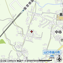 山口県山口市嘉川市3405-5周辺の地図