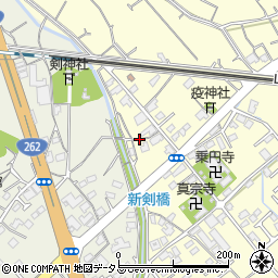 剣川周辺の地図